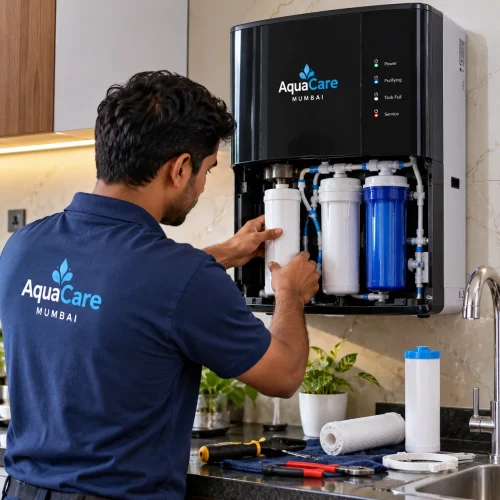 AquaCare Purifier Service in Modern Kitchen