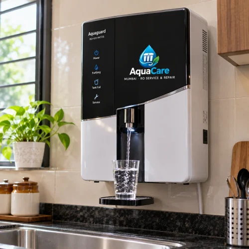 AquaCare RO Purifier Filling Glass